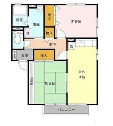 宝殿駅 徒歩6分 2階の物件間取画像